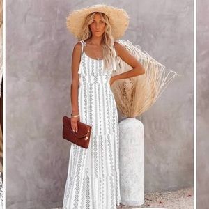 Stunning white maxi dress